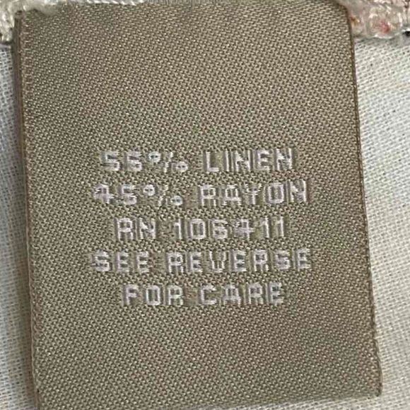 Joan Vas New York Linen Trousers Floral print size M - Picture 12 of 12